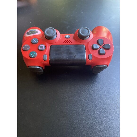 Sony PS4 PlayStation 4 Magma Red OEM Wireless Controller CUH-ZCT2U Tested WORKS - Picture 4 of 7